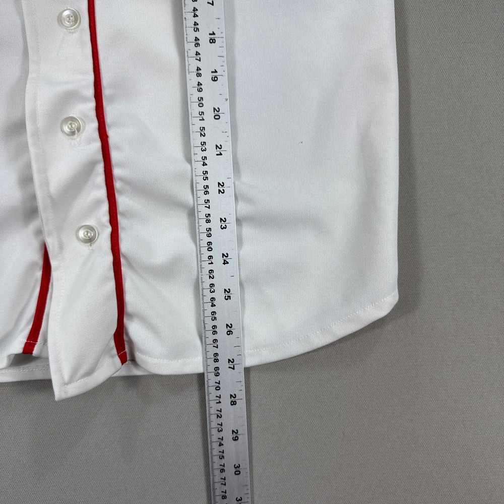 Boston Red Sox Jersey Men's Small‎ White Roger Clemens #21 Ravens Knit Baseball - Picture 3 of 7